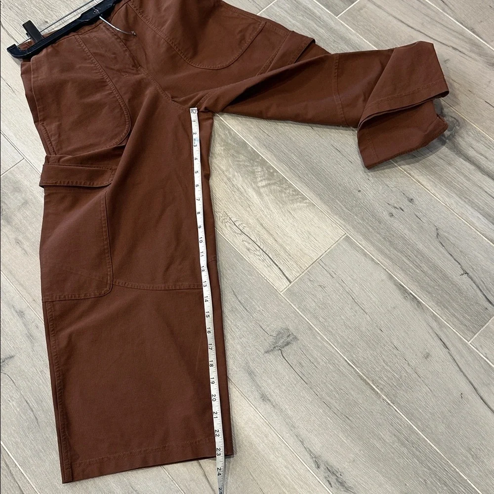 Lululemon Light Utilitech Cargo Pocket High-Rise Crop Pants Brown W6CDMS Size 25